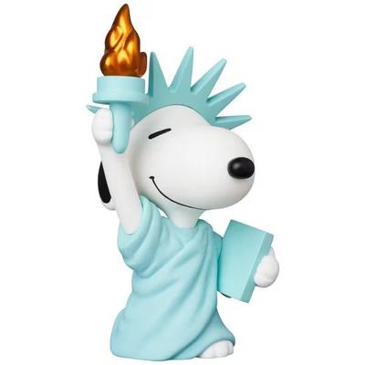 MEDICOM TOY UDF PEANUTS Serisi 17 ÖZGÜRLÜK HEYKELİ SNOOPY Japonya YENİ