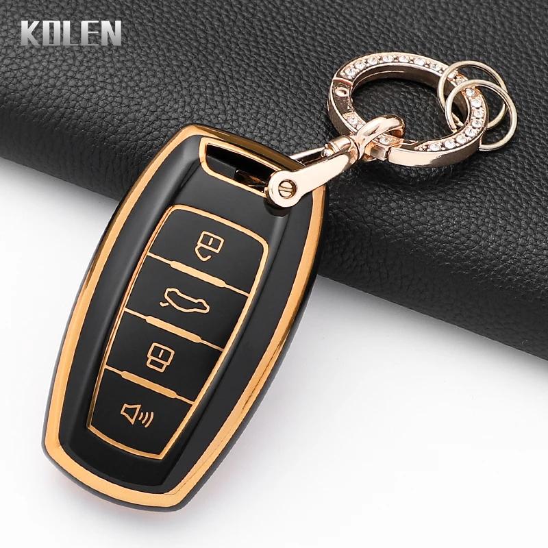 Fashion Tpu Car Key Case Cover For Great Wall Haval Jolion H6 H7 H4 H9 F5 F7 F7X F7H H2S Gmw Dargo Protected Shell Keychain