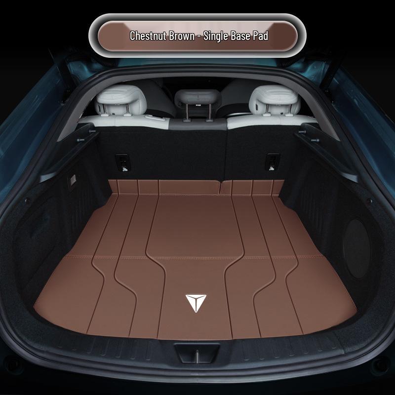 Deep Blue 2026 Full Coverage Leather Trunk Mat for Tail Box Interior Modification