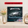 Philadelphia Eagles Customize Your Name Diamond Painting Round Diamond Rhinestones Mosaic Diamond Embroidery Wall Paintings Rhinestones Gift Frameless