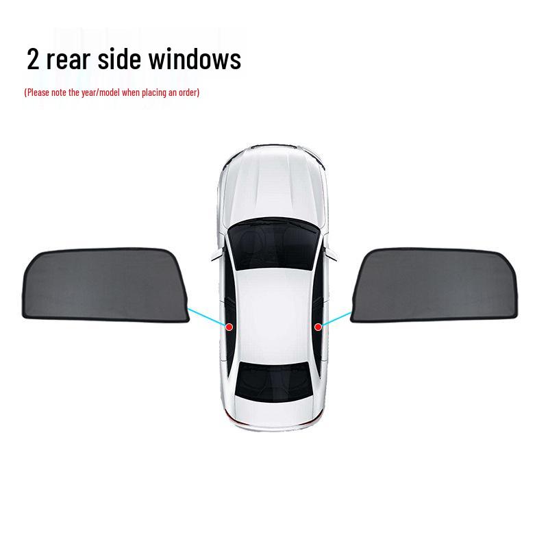 Magnetic Sunshade Screen for Chery Tiggo 8 - Heat Insulating Car Curtains