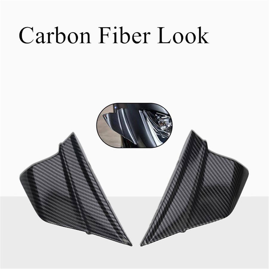 Fairing Winglets Side Wing Cover Carbon Fiber Look For Yamaha TMAX 560 2019-2021
