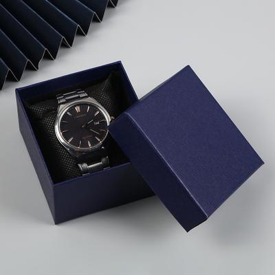 Verpackung und Display Uhrenboxen Geschenke Schwarze Boxen Papier Dekorative Armbandboxen Papier Schmuckzubehör