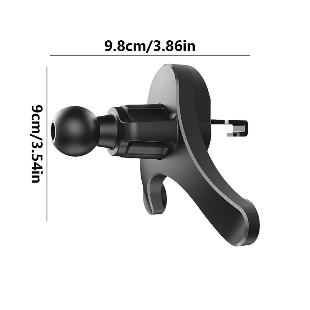 Vent Phone Mount for Car 360 Degree Rotatable Vent Phone Holder Hands Free Automobile Cradle Clip Anti-Shake Cell Phone