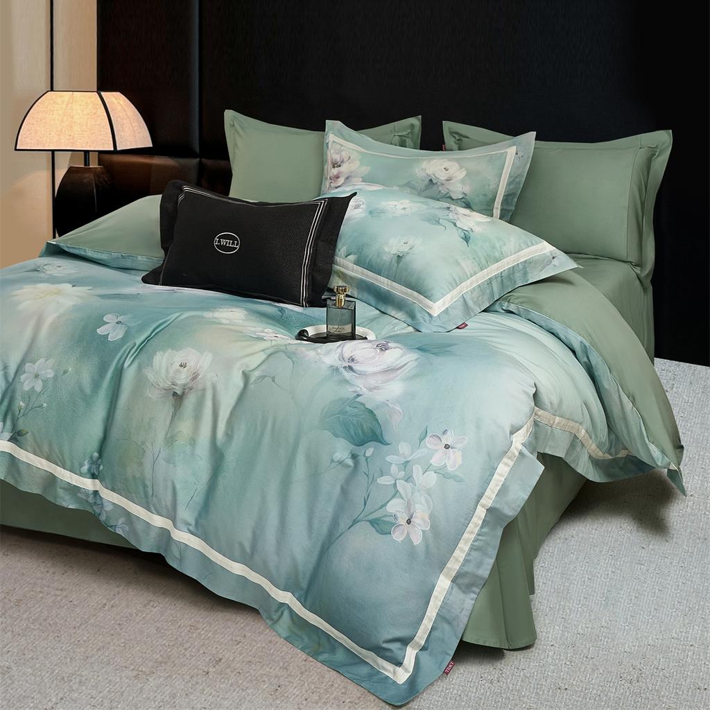 Premium 60 Piece Cotton Floral Printed Woven Ribbon Set