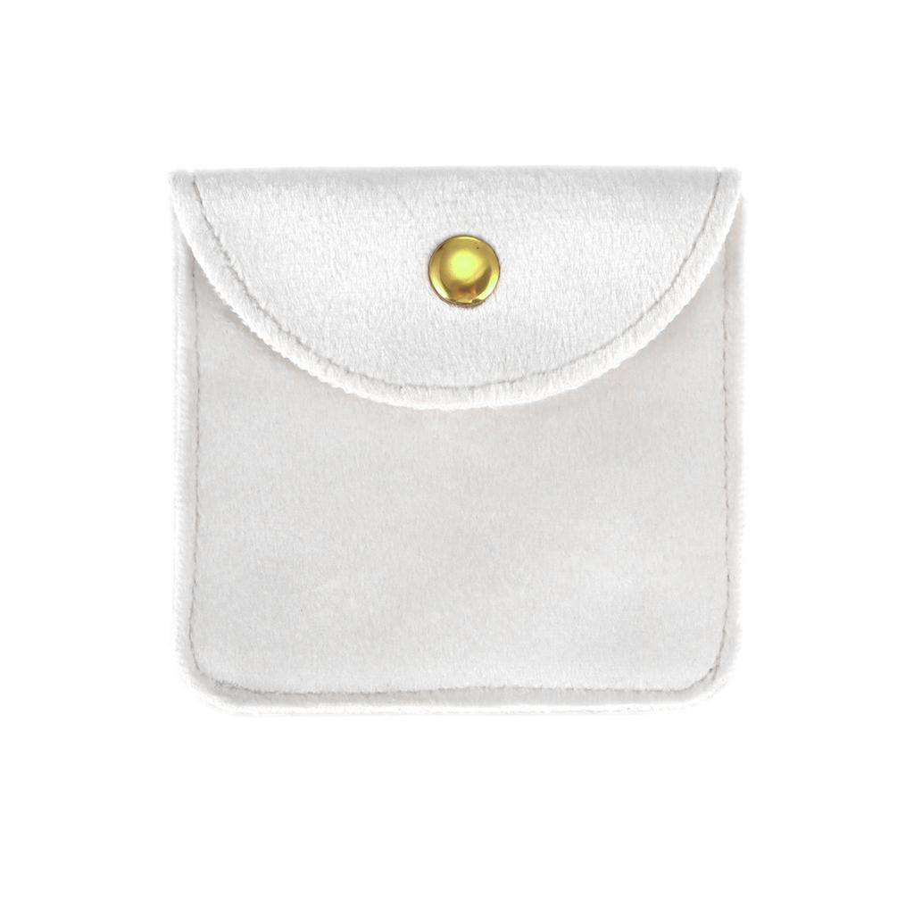1/10 piece short plush jewelry packaging bag buckle bag ring earring bracelet necklace storage wedding party chic gift bag