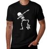 Dab Dabbing Skeleton Football (Soccer) Tshirt Casual Everyday Wear Tshirt