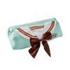 Bow Tie Design Pencil Storage Bag Sweet Zipper Stationery Pouch JK Pencil Case  Back To School