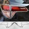 For Honda Vezel HR-V 2014-2018 Chrome External Accessories Car Headlight Tail Light Front Rear Fog Light Auto Door Handle Cover