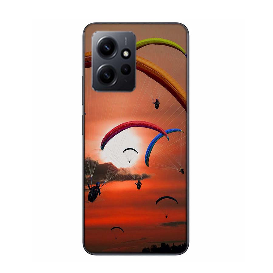 Extreme Adventure Parachuting Phone Case For Redmi 12 13C 12C 15C 9 10 10C Note 13 Pro Plus 14 15 Pro 9T 9C 9A TPU Soft Cover Cl