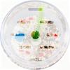 18Cm Round Acrylic Aquarium Cover Anti-Jumping Fish Tank Lid Clear Secure Fit for Turtle Shrimp Reptile Tanks Indoor Aquatic
