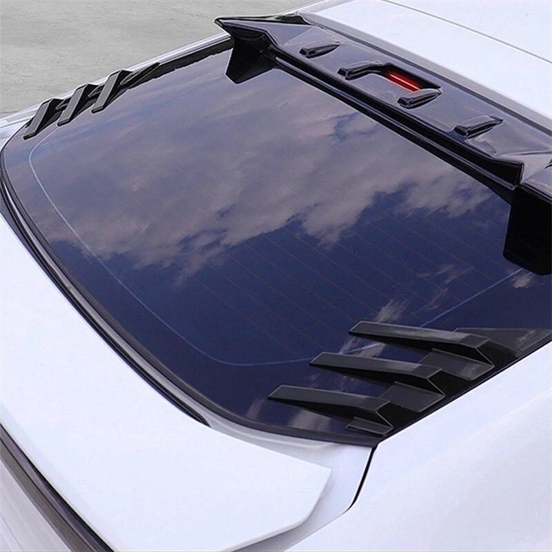 Rear Windshield Side Spoiler For CHANGAN UNI-V Window Louvers Exterior Decorative Rear Wing Carbon Paint Accessories