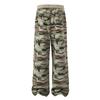 2025 Men Camouflage Baggy Cargo Pants Men's High Rise Trousers Straight Wide Leg Oversize Pants Autumn Men Vintage Y2K Pants