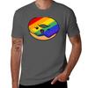 Rainbow Pride Donut Tshirt Modern Print Casual Tshirt