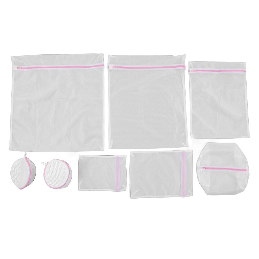 8 Stück Netz-Wäschebeutel Multifunktionale Langlebige Wiederverwendbare Netz-Waschbeutel für Zuhause Reise