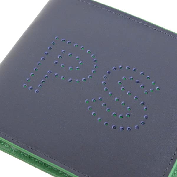 Bifold Wallet Leather Brand M1A4833 M2A6078 M2A7395 X [Paul Smith] Men's (Navy Green/Navy) [Item]