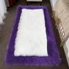 New Wave Faux Wool Rug: Bedroom, Living Room & Bay Window Mat with Long Pile