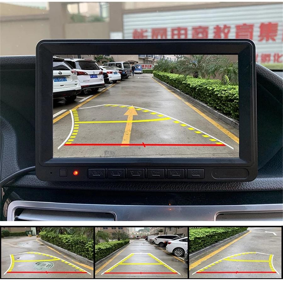 Dynamic Trajectory Rear View Parking Camera Trunk Handle Camera For Mercedes Benz C W204 C180 C200 C260
