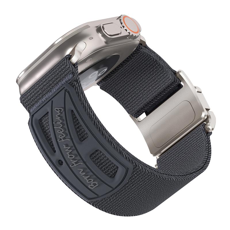 Quick-drying Nylon Magnetic Strap for Apple Iwatch Series 11 10 9 8 7 6 5 4 3 2 SE Ultra 38 40 41 42 44 45 46 49 Mm Sports Bands