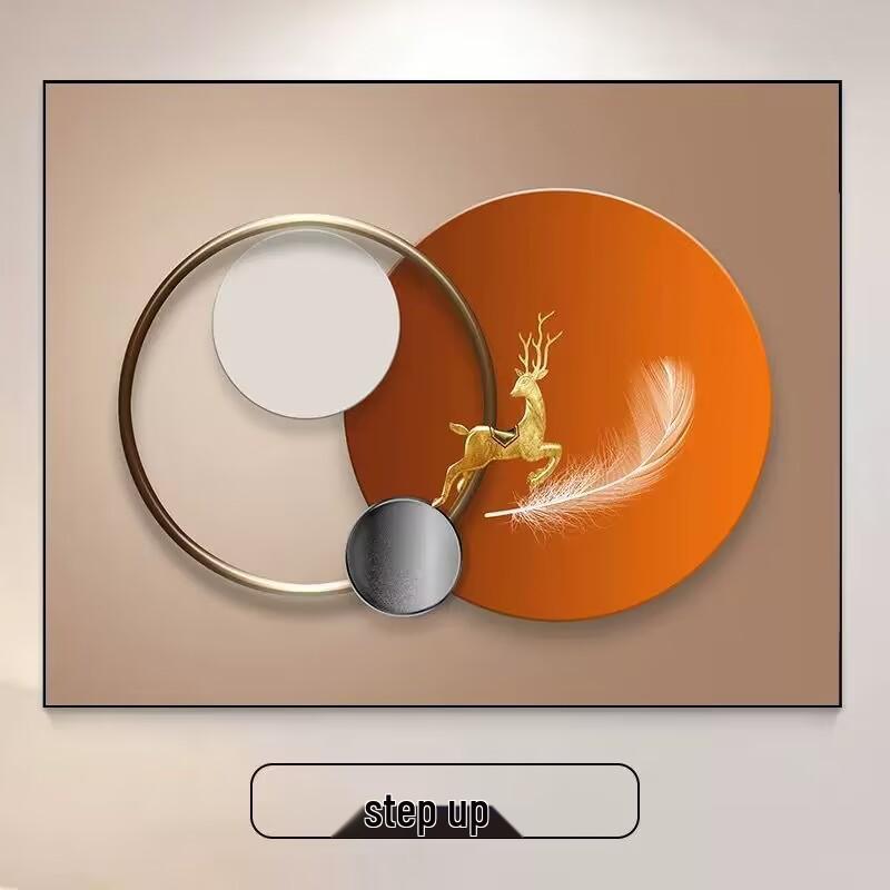 Modern Minimalist Decorative Cover for Electrical Switch & Meter Box - Wall Art for Restaurant