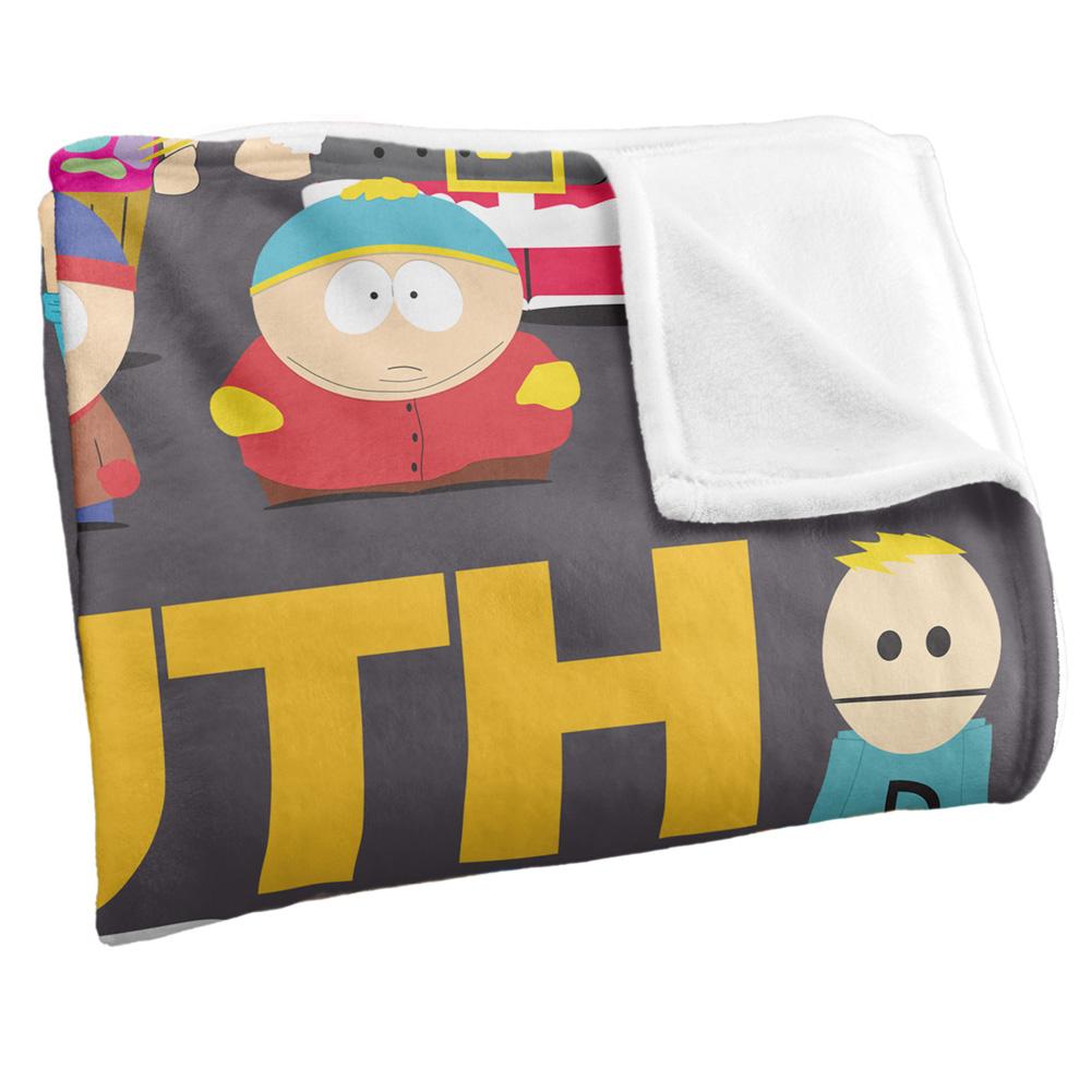 South Park Full Cast Silky Supersoft Blanket