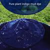 Tingente Naturale per Batik Fango Indaco/Tessuto di Seta e Lana Tingitura a Mano Fai-da-te Insegnamento Tie-dye Piante Tradizionali Pigmento Blu