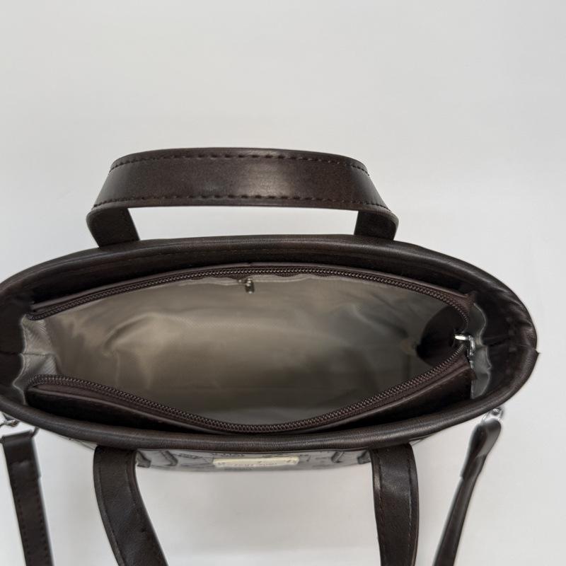 Korean Retro Large Capacity Tote Bag - 2025 Autumn/Winter Casual Shoulder Bag for Women