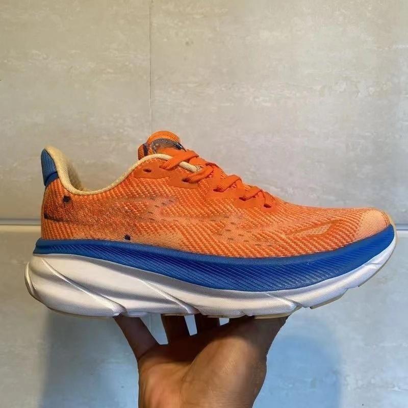 Marathon Running Shoes with Cushioning Breathable Mesh Racing Sneakers for Outdoor Sports