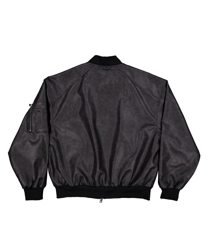 Forcesensitive Force Leather Ma-1 (Bk)