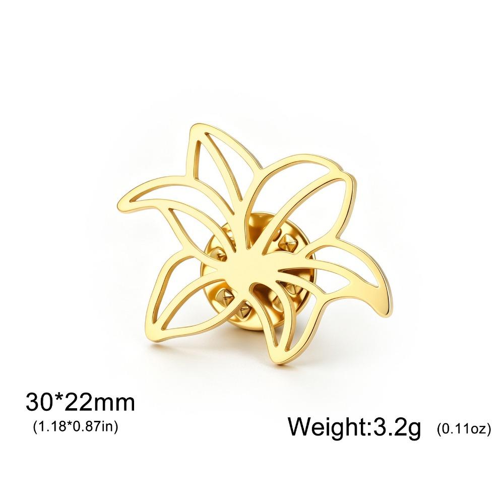 Jewelry Accessory Metal Pins Stainless Steel Lapel Pins Fashion Decorative Pins Gift