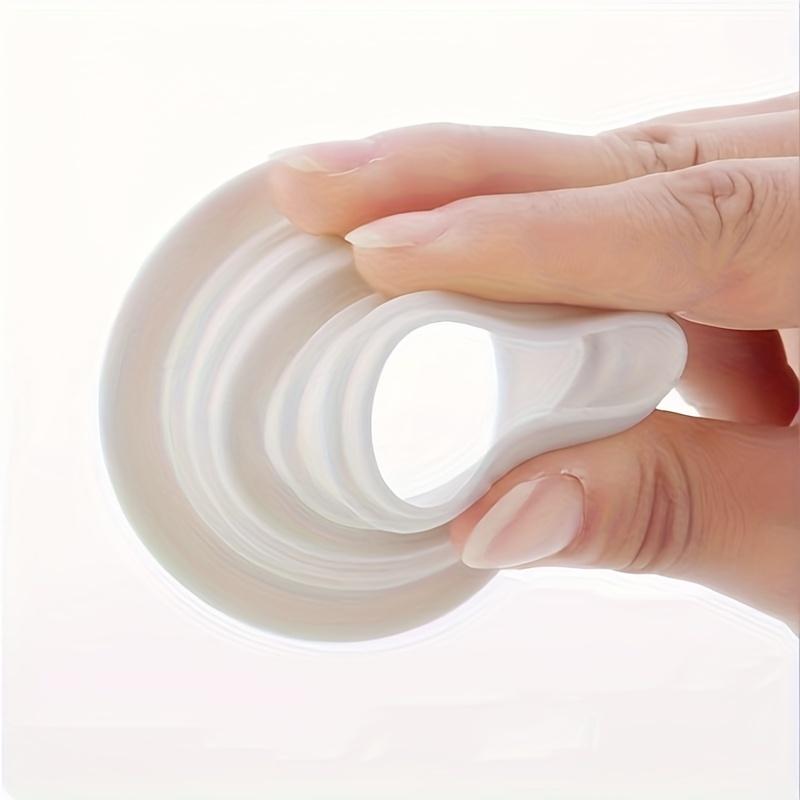 1pc White Drain Plug, Sewer Pipe Sealing Ring Connector, Kitchen Pipe Sewer Washing Machine Drain, Anti-odor Silicone Floor Drain Sealing Plug