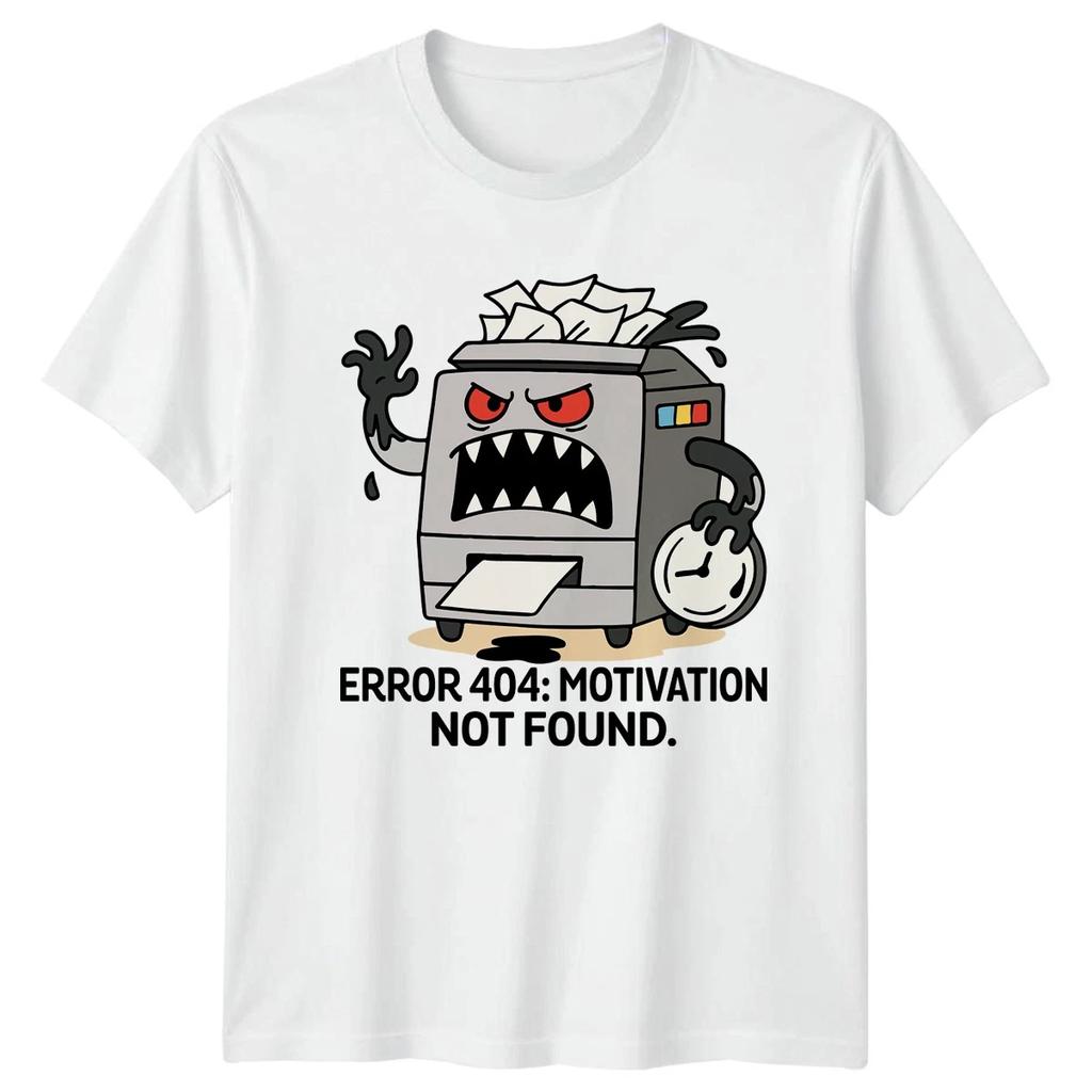 Fehler 404 Motivation Nicht Gefunden T-Shirt Bürohumor Arbeit Beruf