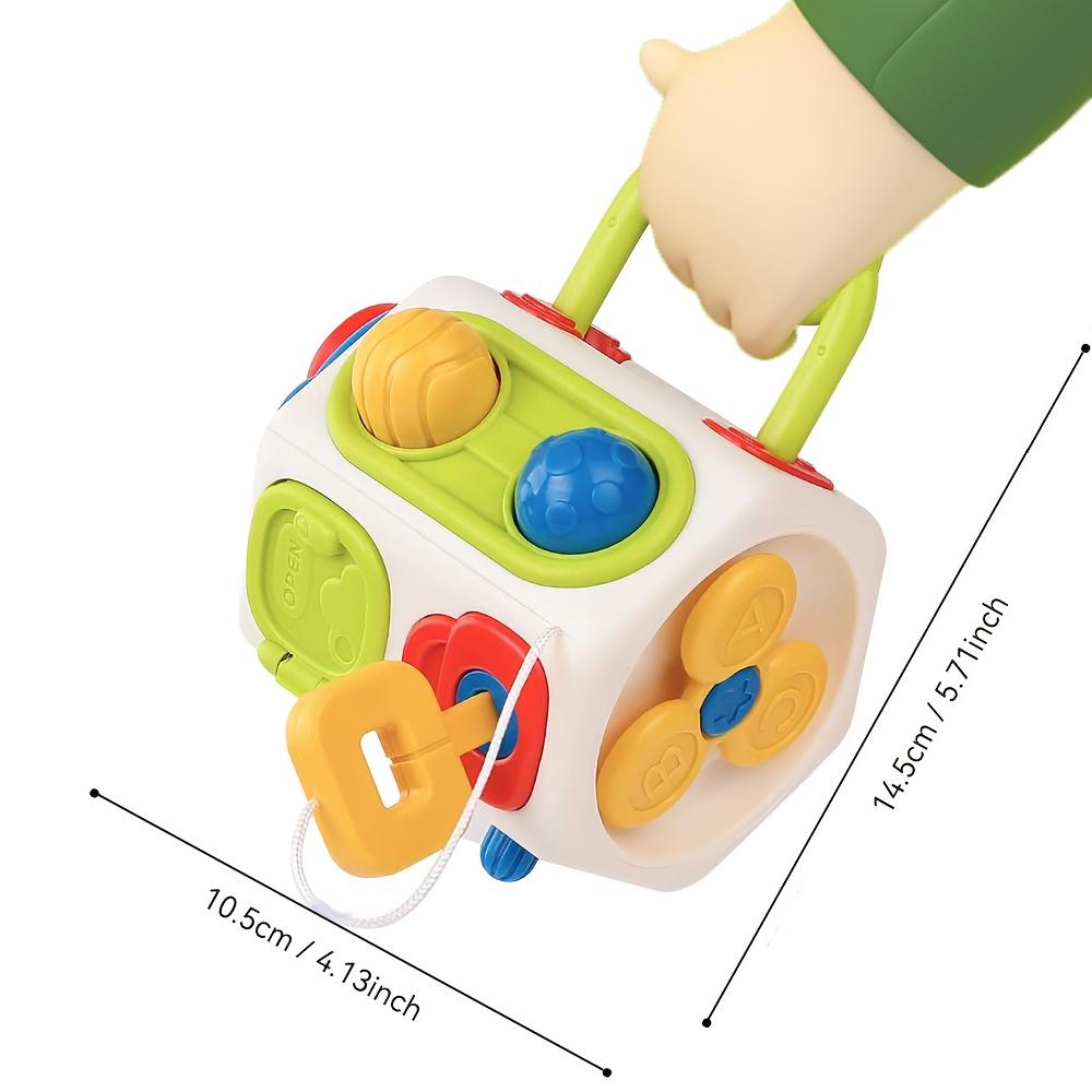 Nowe kostki Montessori Busy Cube dla malucha, sensoryczne aktywności, tablica aktywności, wczesna edukacja, zabawki podróżne, prezent dla dziecka