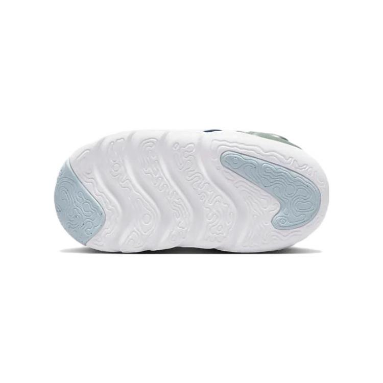 Nike Dynamo GO Slip Resistant Cushioning Abrasion Resistant Low Top Sports Casual Shoes Blue Green Infant And Toddler DV0547-400