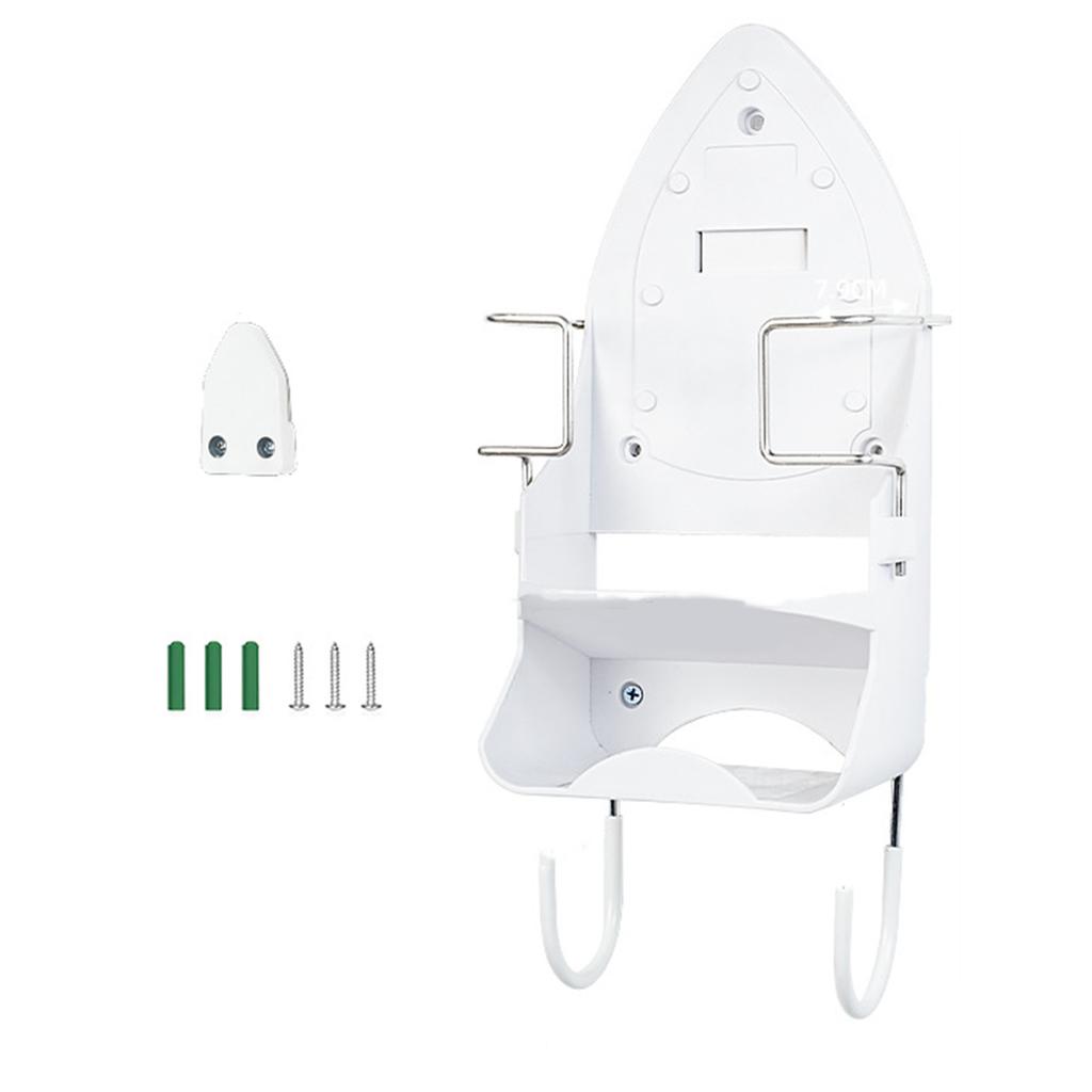 Durable Iron Holder Organizer With Hooks For Efficient Home Storage And Space Saving