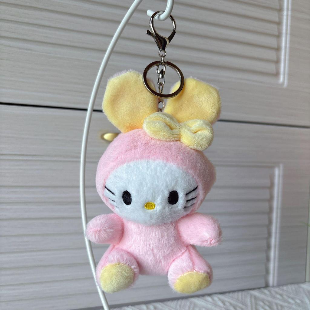 KT Sanrio Series Rabbit Plush Keychain Pendant Toy
