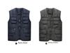 2023 Men's Warm Outdoor Fishing Vest - Autumn/Winter, Multiple Pockets, Loose Fit
