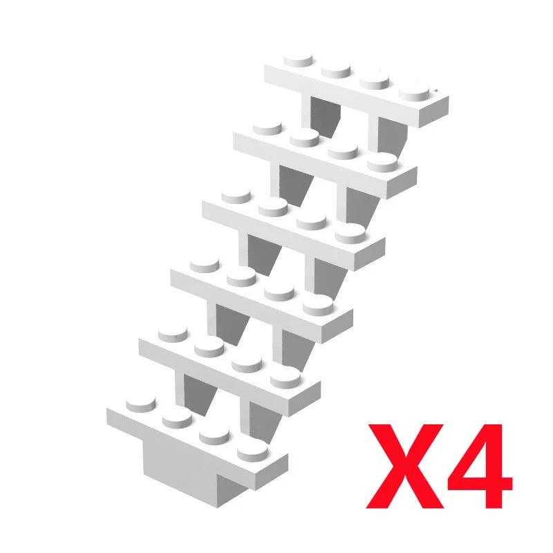 MOC DIY Accessori Parti Piastra Scena Città Blocchi da Costruzione Tronco d'Albero Recinzione Ringhiera Lampione Stradale Semaforo Base Giocattolo A037