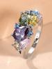 Zircon Ring Plated Jewelry Ring