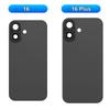 Glass Battery Cover For iPhone 16 16Plus Rear Door Housing Panel Camera Lens Parts For iPhone 16 Plus Battery Cover
