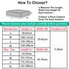 PU Leather Sofa Cover Durable Waterproof Sofa Seat Cushion Cover For Living Room Stretch L-shaped Sofa Slipcovers Protector