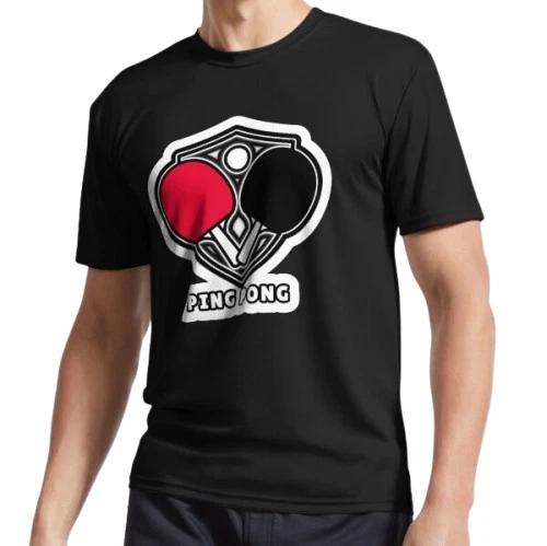 

New Ping Pong (Table Tennis) Active T-Shirt Logo T-Shirt Funny Size S to 5XL M