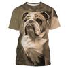 Men Fashion Short Sleeve 3d Print T Shirt Round Neck Summer Plus Size Tees