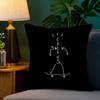 Cool CCactus Jack Pillow Case Plush Fabric Soft Double Sided Print Sofa Cushion Cover Throw Pillow Covers