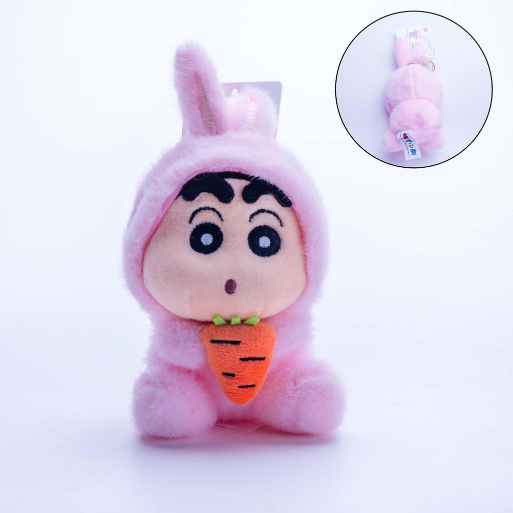 Crayon Shin-chan Removable Hat Plush Charm Doll - Qixi Gift