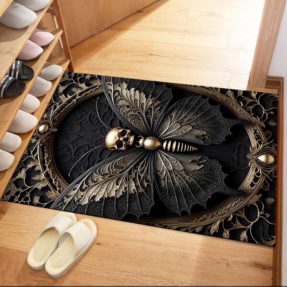 Steampunk Butterfly Fantasy Floor Mats for Living Room, Bedroom and Room Decoration Are Suitable for Gifts.