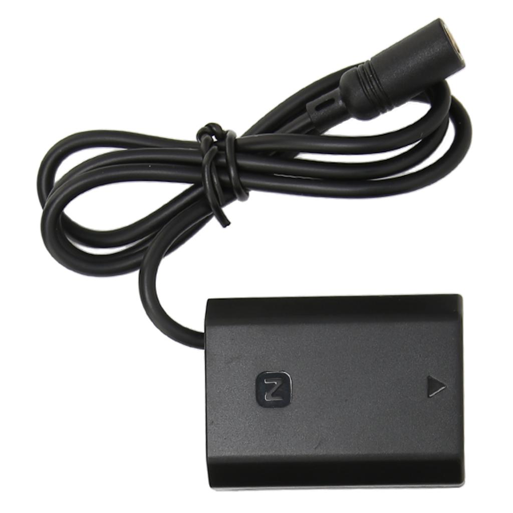 FZ100 Dummy-Akku DC-Koppler Netzteil kompatibel für A7c A7R3 A7s3 A7R4 A7M4 7RM3 A6600 A9M2