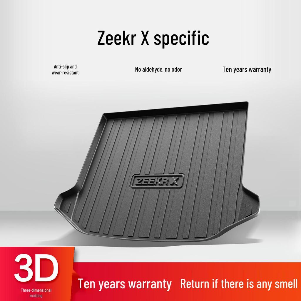 Zeekr X 2026 Model TPE Trunk Mat - Interior Accessories & Decorative Tail Box Mat