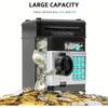 Piggy Bank, Electronic Coin Savings Bank With Password Protection, ATM Savings Bank Coin Reel Storage Box, Creative Money Storag