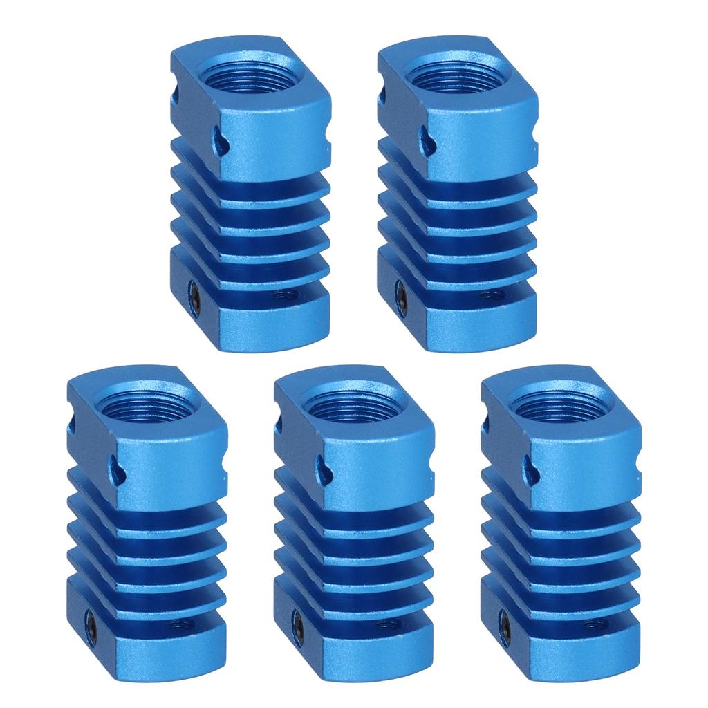 5Pcs 3D Printer Heat Sink Radiator Aluminum Alloy Dissipation Block Extruder MK10 E3DV6